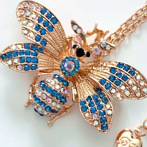 Betsey Johnson Jewelry Betsey Johnson Blue Crystal